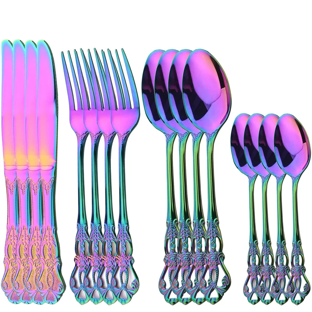 Vintage Stainless Steel Cutlery Set