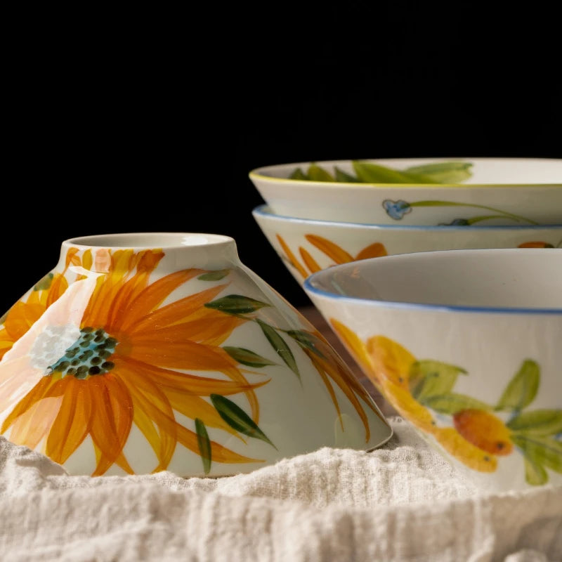 Handmade Chinese Bamboo Hat Soup Bowl