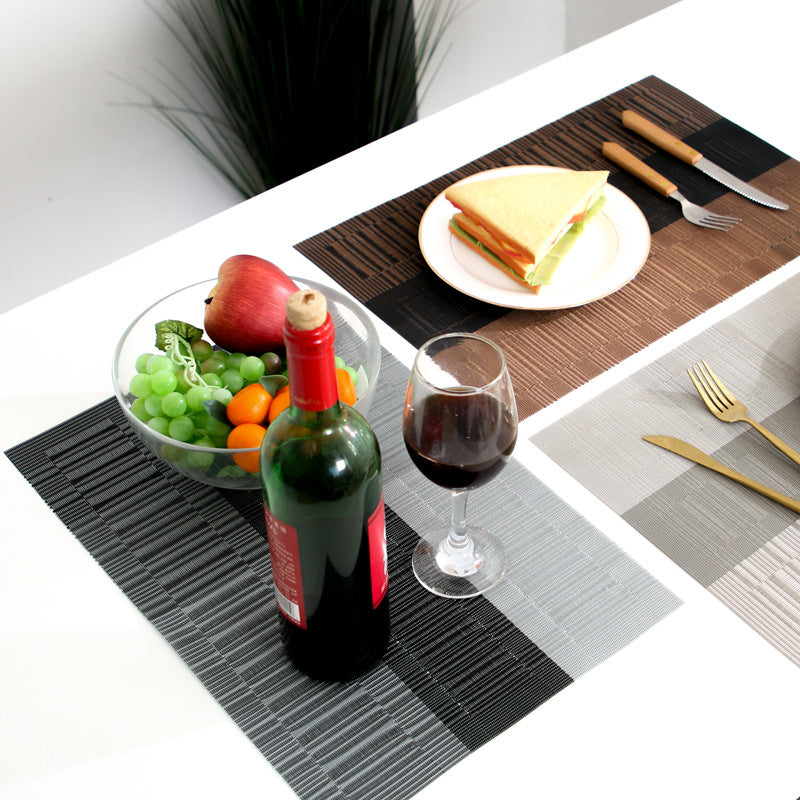 Non Slip PVC Table Mat - Set 4/6 Pieces