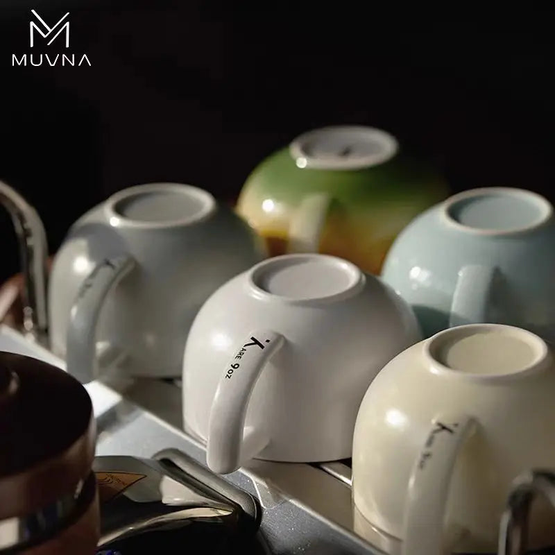 Ceramic Latte Coffee Cup Set