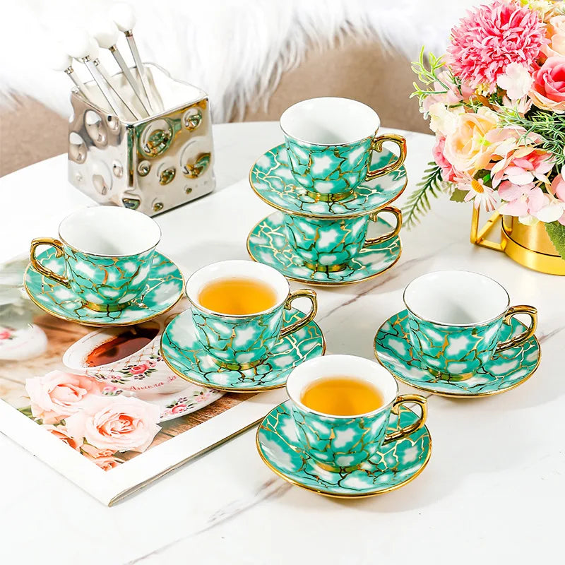 American Ceramic Coffee Cup Set 6pcs