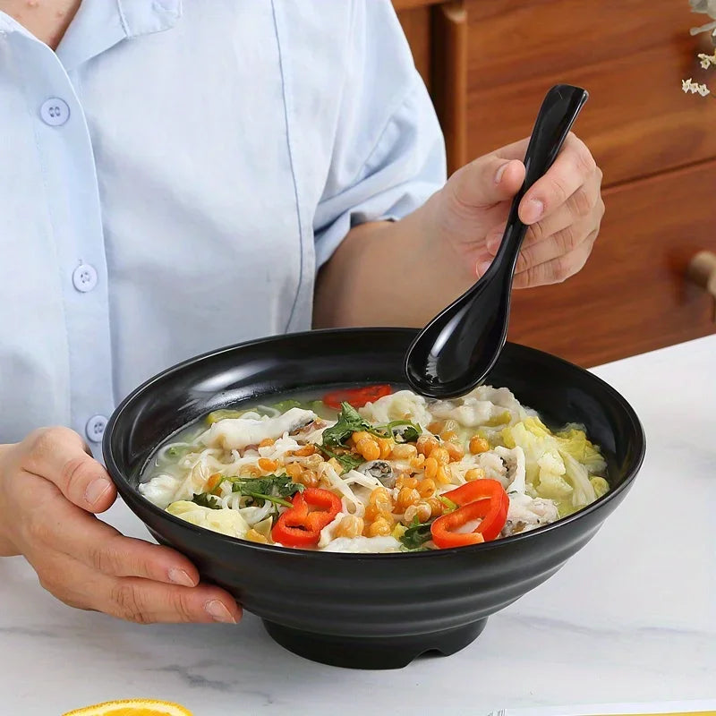 Thick Plastic Anti Slip Ramen Bowl