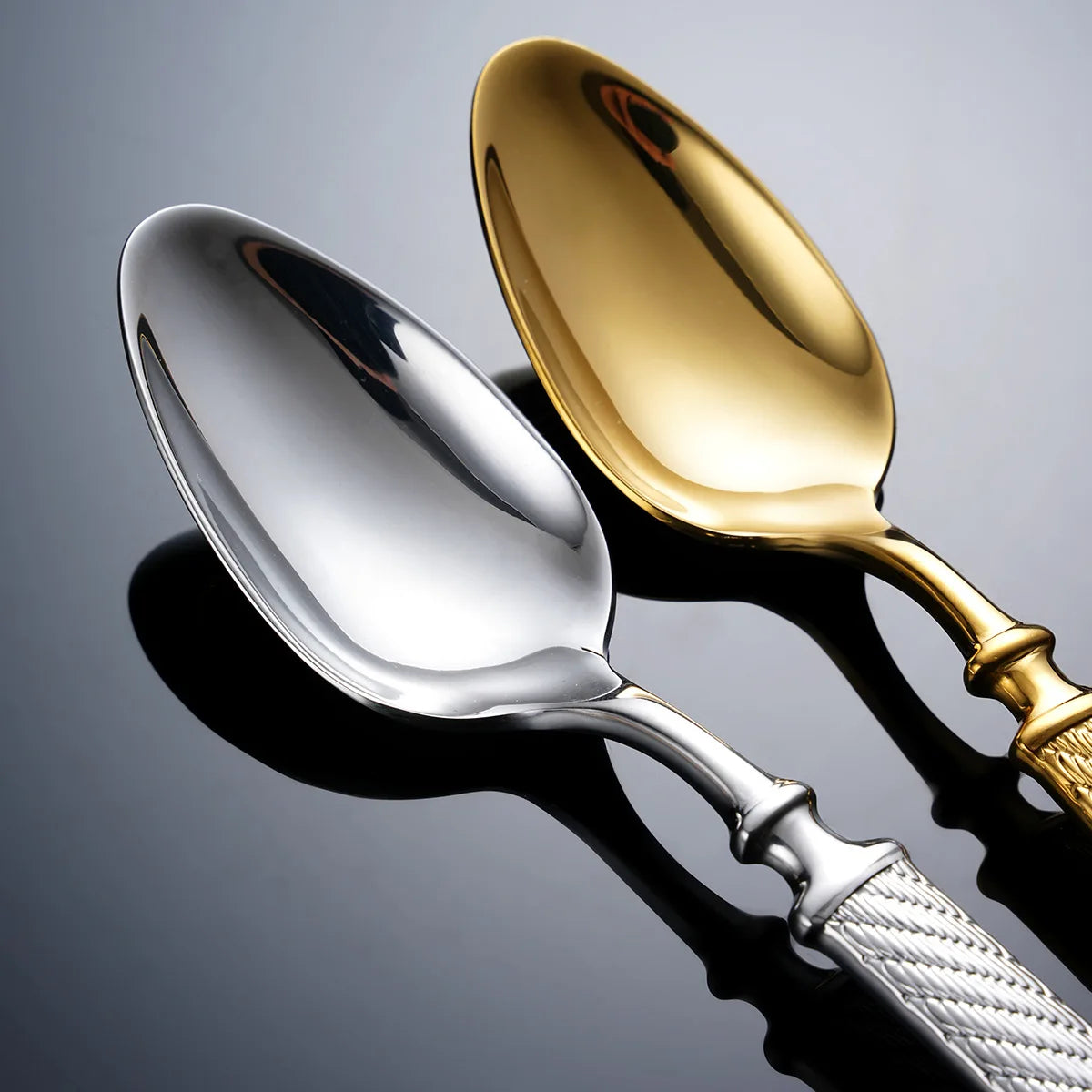 High End Gold Stainless Steel Cutlery Set