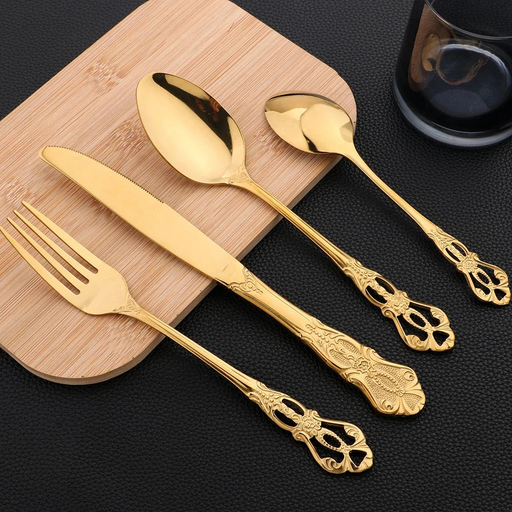 Vintage Stainless Steel Cutlery Set