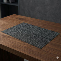 PVC Woven Rectangle Placemats 4-Pack 45 x 30 cm