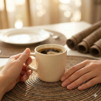 Oval Braided Placemats 4-Pack 50 x 35 cm
