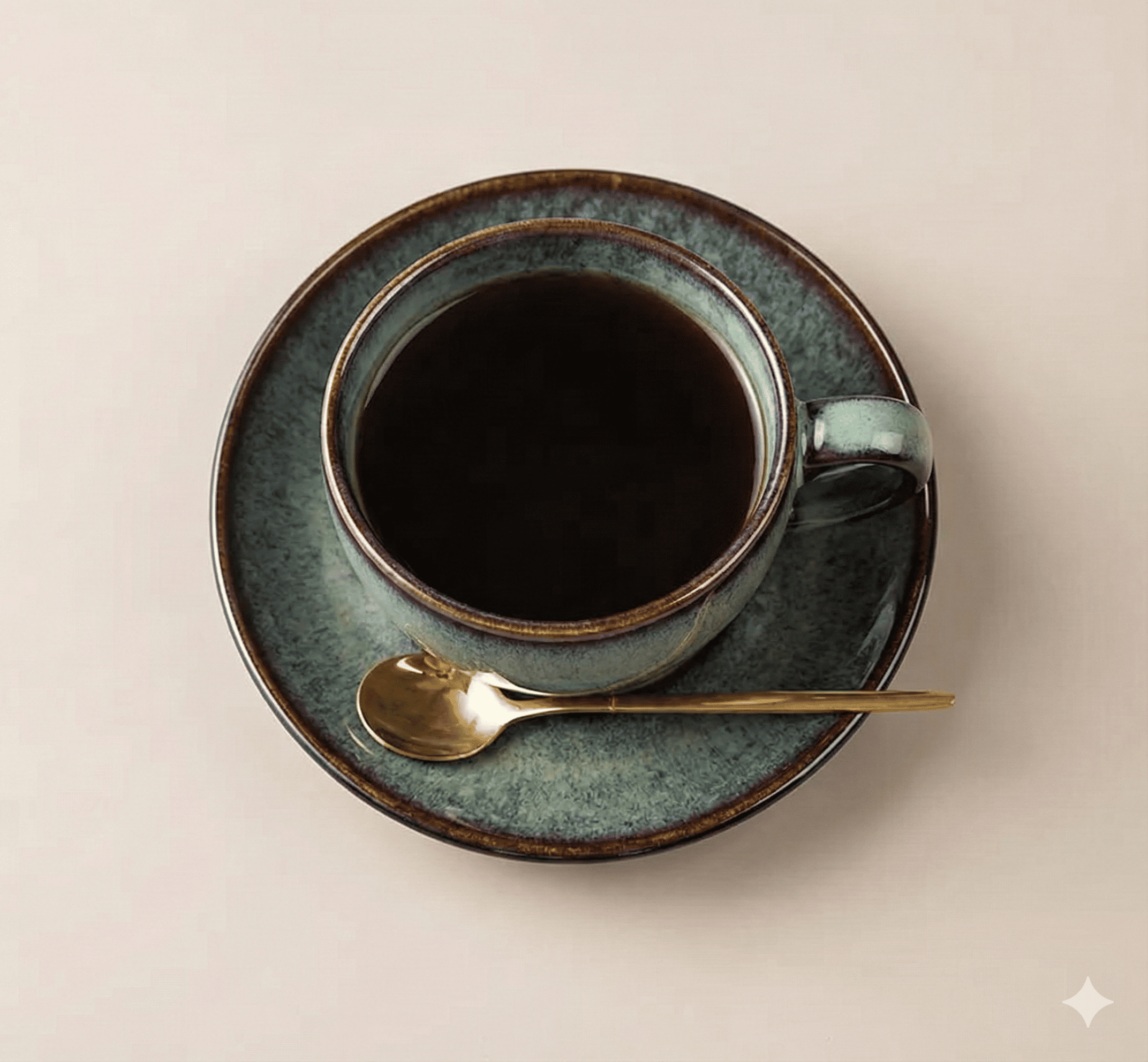 Ceramic Coffee Cup and Saucer, Glazed Finish, 300 ml, view 6