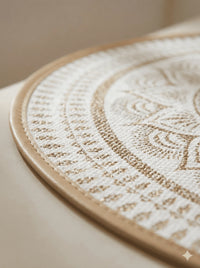 Round Jute Table Placemats 4 Pieces