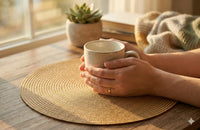 Round Braided Placemats 6-Pack 34 cm