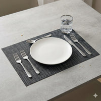 PVC Woven Rectangle Placemats 4-Pack 45 x 30 cm