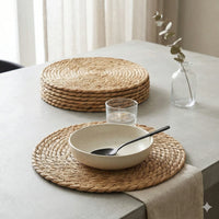 Round Rattan Placemats 6-Pack 34 cm