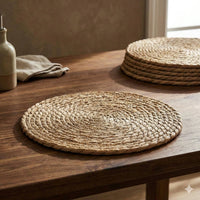 Round Rattan Placemats 6-Pack 34 cm