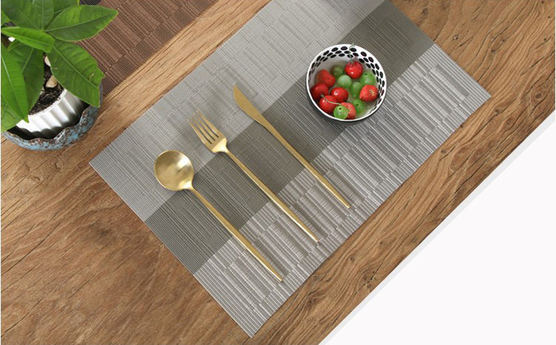 Non Slip PVC Table Mat - Set 4/6 Pieces