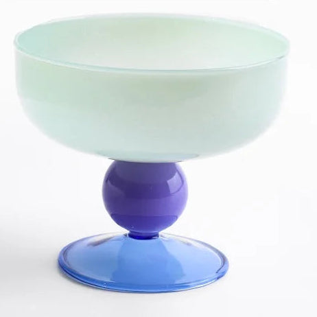 Colourful Glass Ice Cream Cup