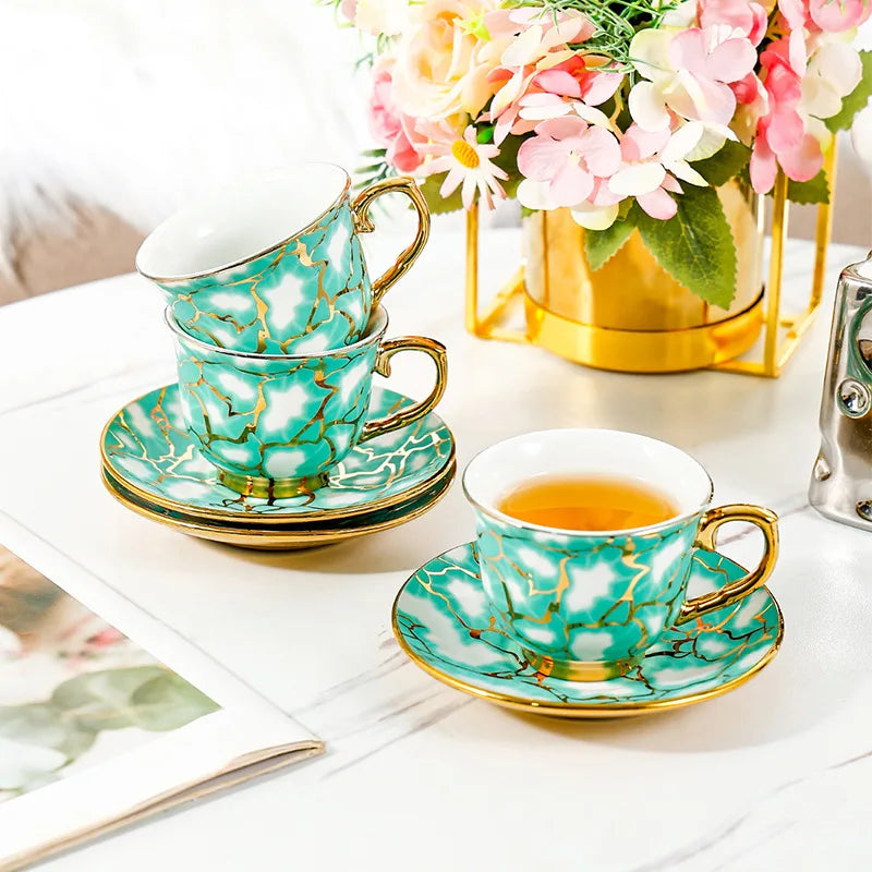 American Ceramic Coffee Cup Set 6pcs