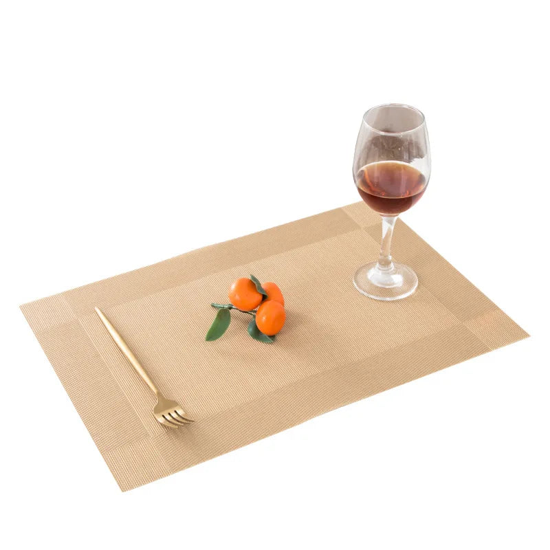 Non Slip PVC Table Mat - Set 4/6 Pieces
