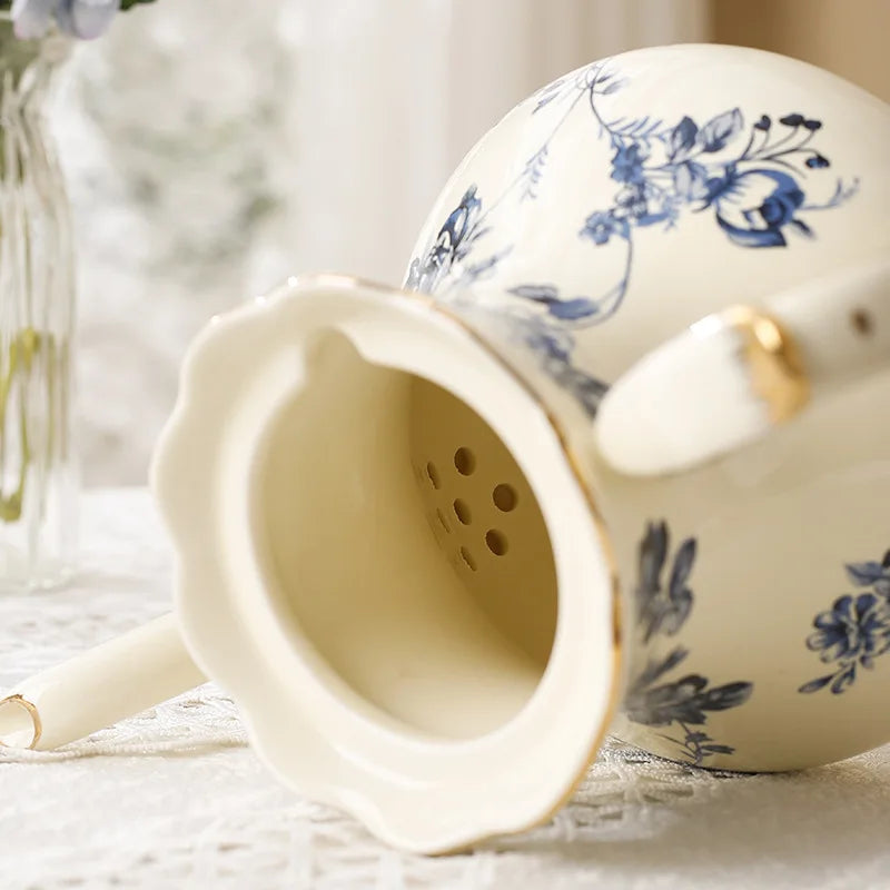 Porcelain Tea Cup and Saucer 240 ml European Vintage Floral, view 7