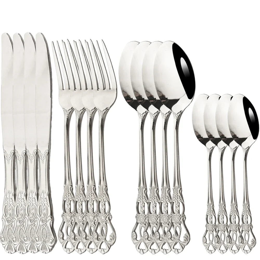 Vintage Stainless Steel Cutlery Set