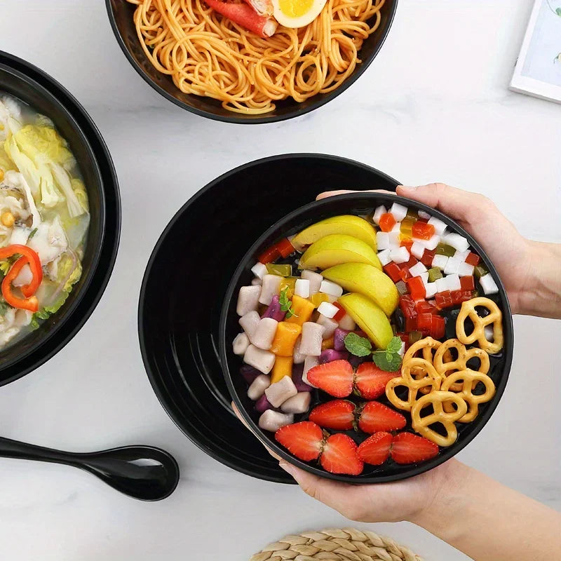 Thick Plastic Anti Slip Ramen Bowl