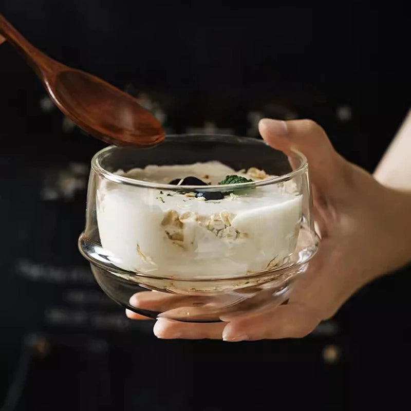 Saturn Shape Heat Resistant Glass Soup Bowl