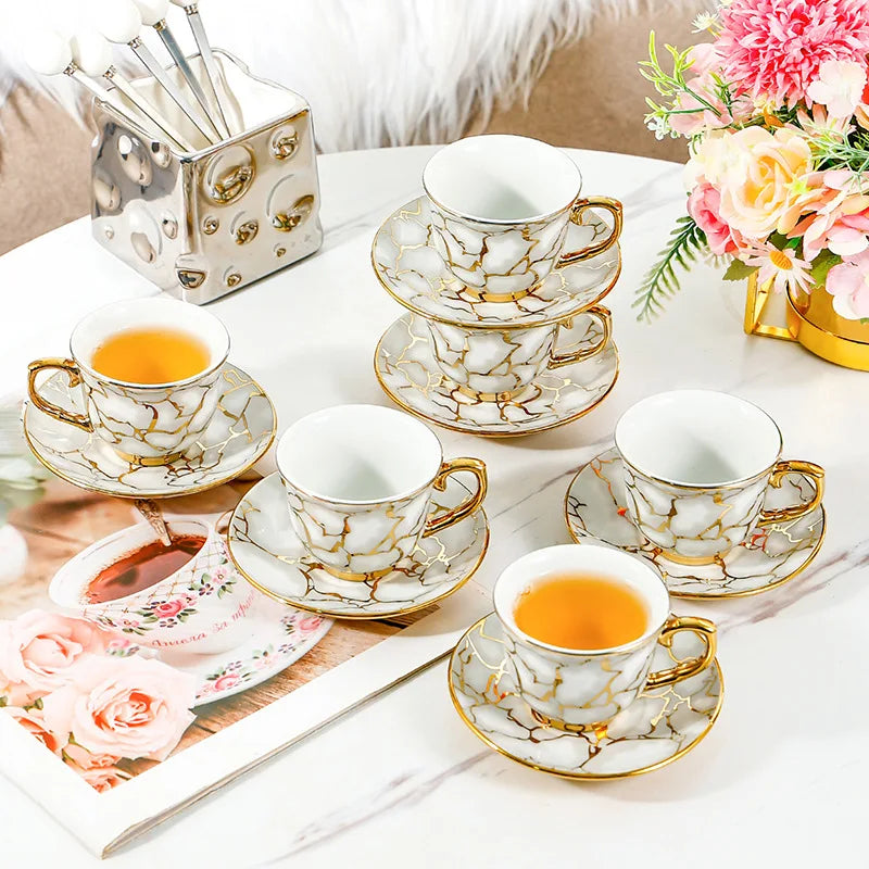 American Ceramic Coffee Cup Set 6pcs