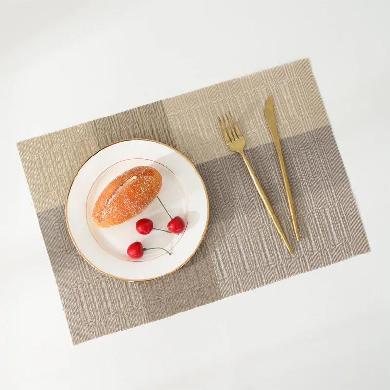 Non Slip PVC Table Mat - Set 4/6 Pieces