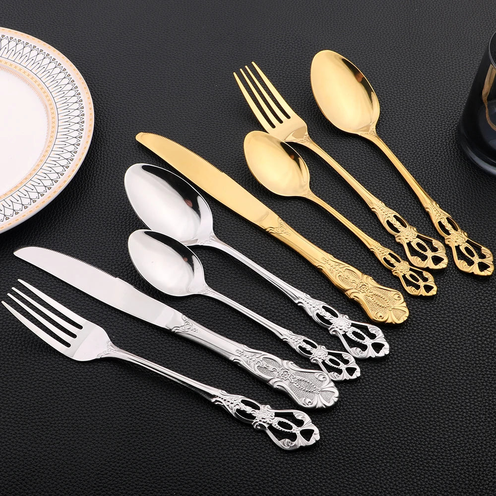 Vintage Stainless Steel Cutlery Set