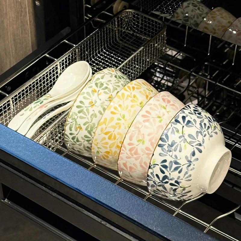 Japanese Ceramic Hand Painted Soup Bowl