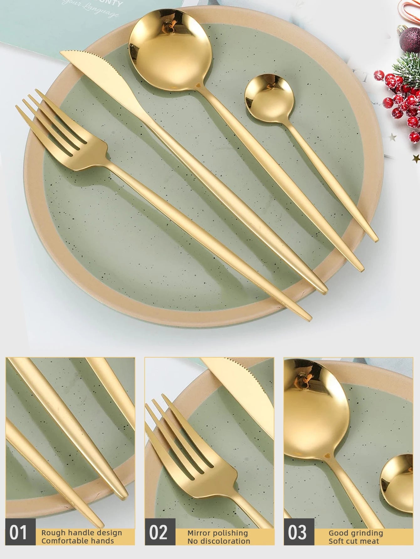 Stainless Steel Dinnerware Cutlery Set