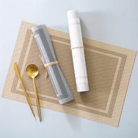 PVC Rectangle Placemats 4-Pack 45 x 30 cm