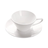 Porcelain Coffee Cup and Saucer 160 ml Pure White Nordic