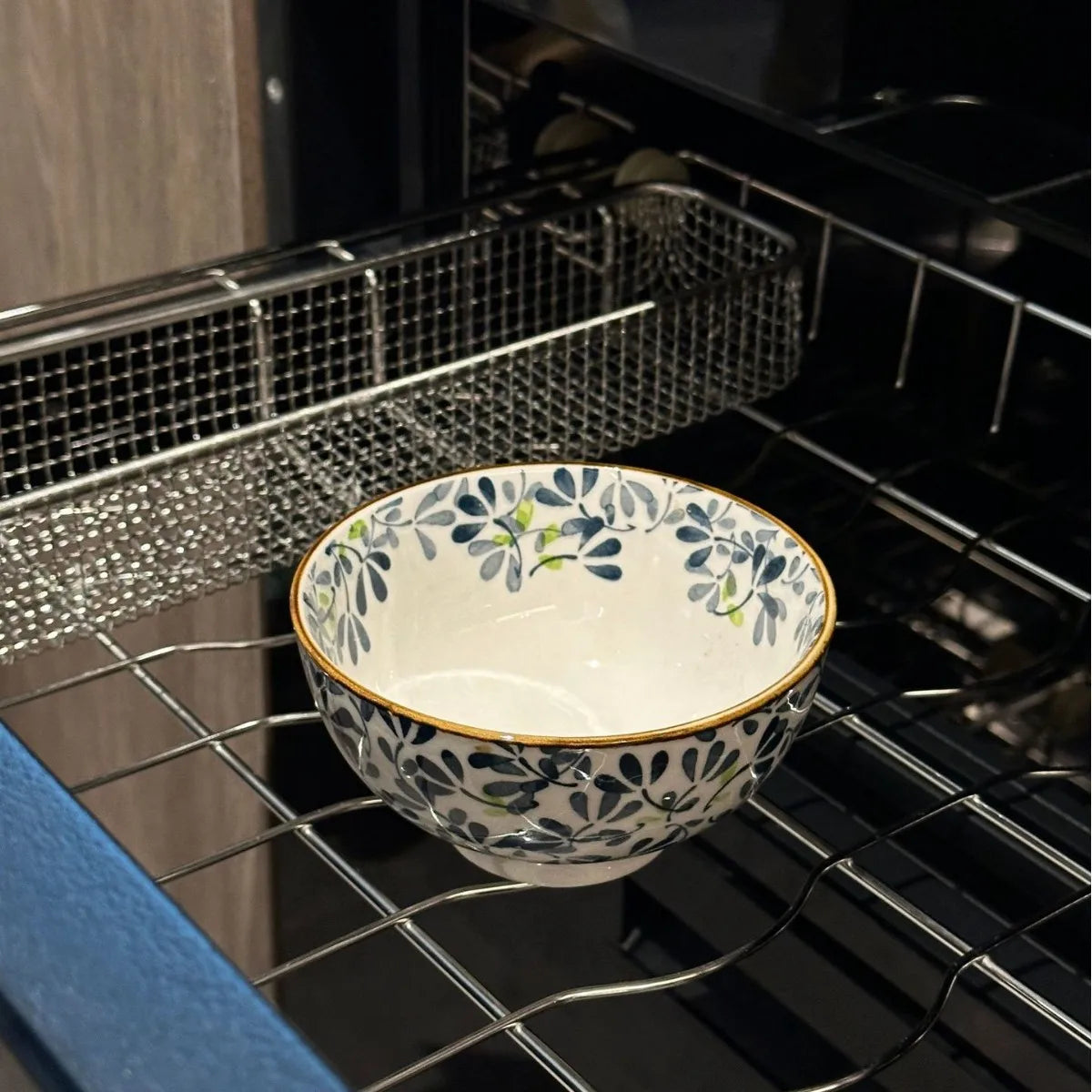 Japanese Ceramic Hand Painted Soup Bowl