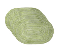 Cotton Table Mats — Woven Organic Shape, Set of 4