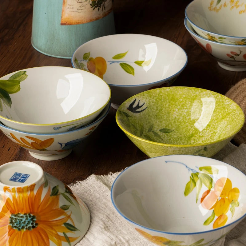 Handmade Chinese Bamboo Hat Soup Bowl