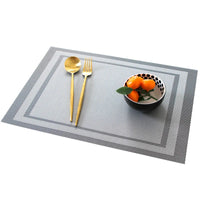 PVC Rectangle Placemats 4-Pack 45 x 30 cm