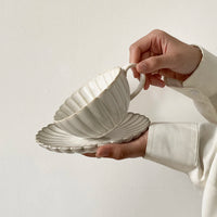 Ceramic Tea Cup & Saucer Set – Modern Style