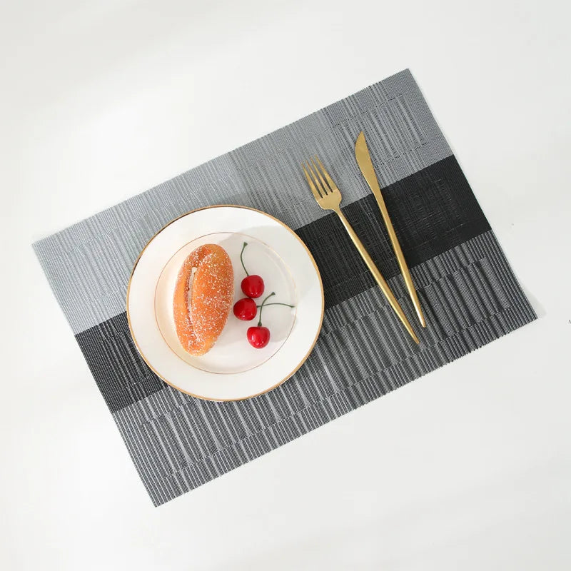 Non Slip PVC Table Mat - Set 4/6 Pieces