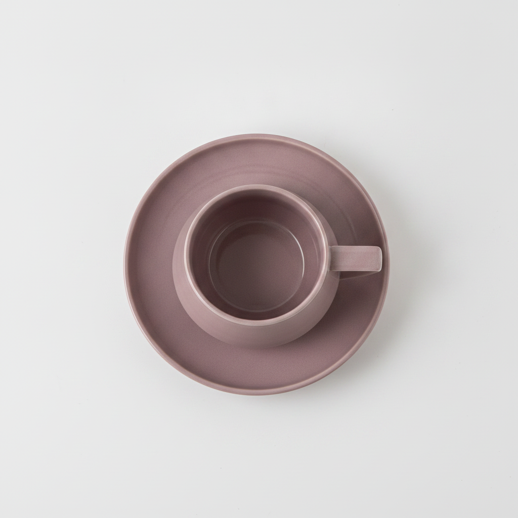 [IA] B Cup and Dish Set / 220ML | 5-set-clarity
